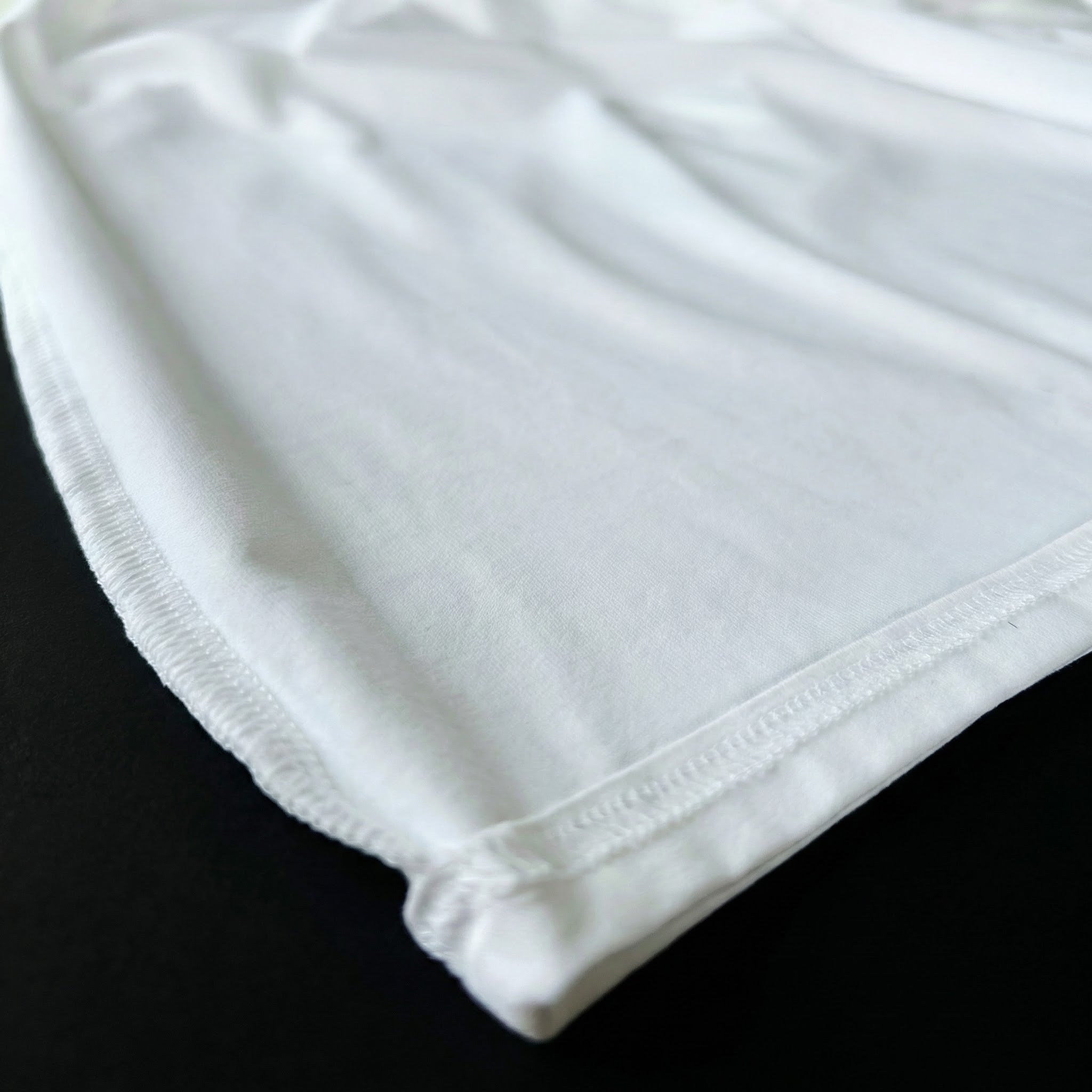 Naht Unterhemd Tshirt Weiß