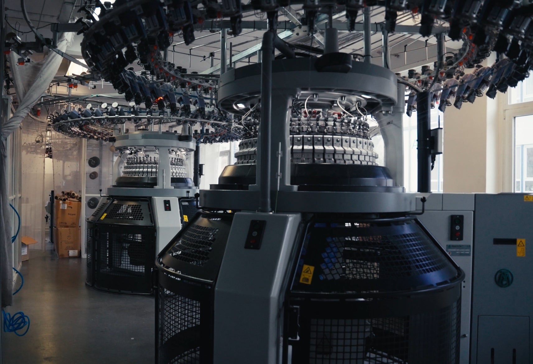 Stoffherstellung Maschinen