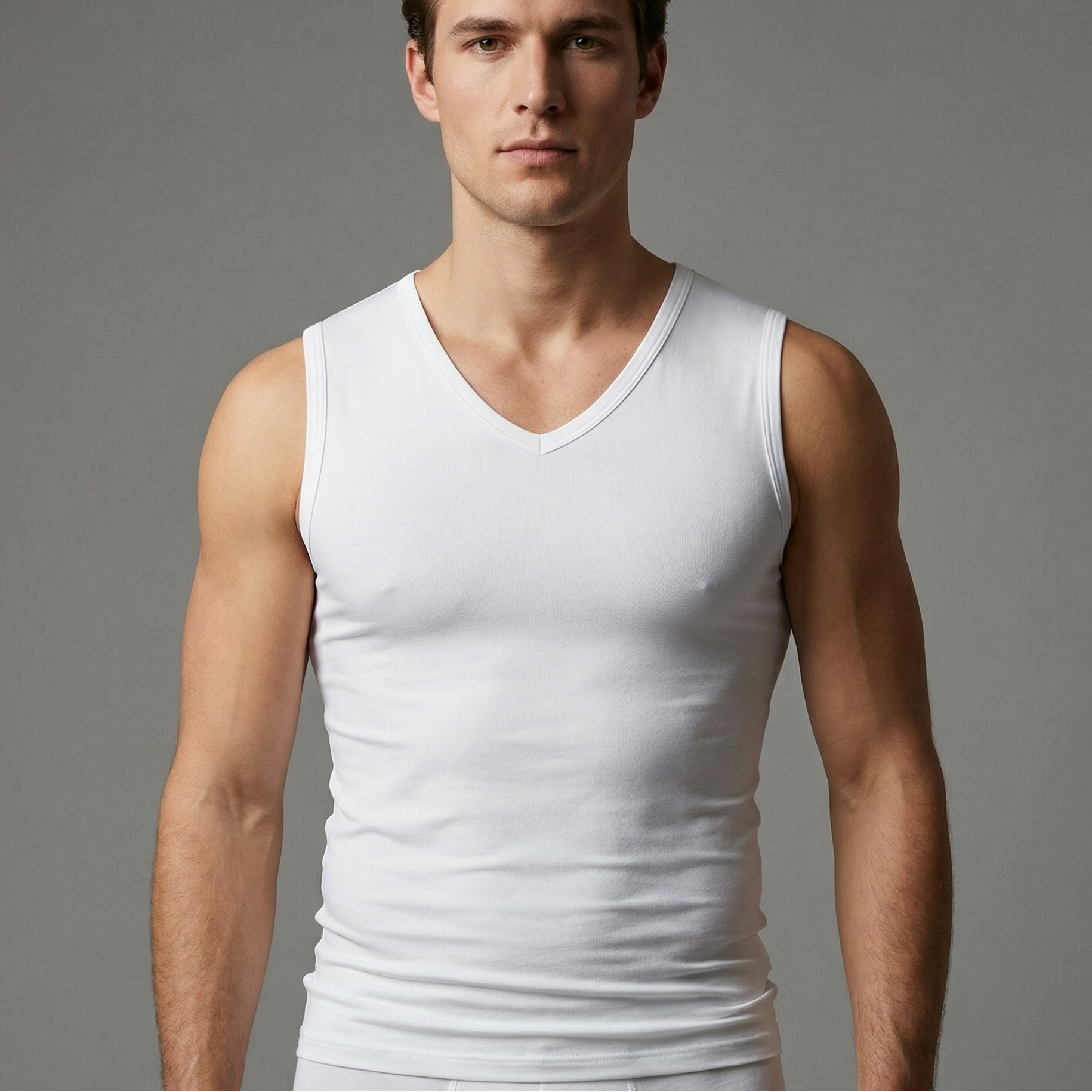 Tanktop Herren Weiß 