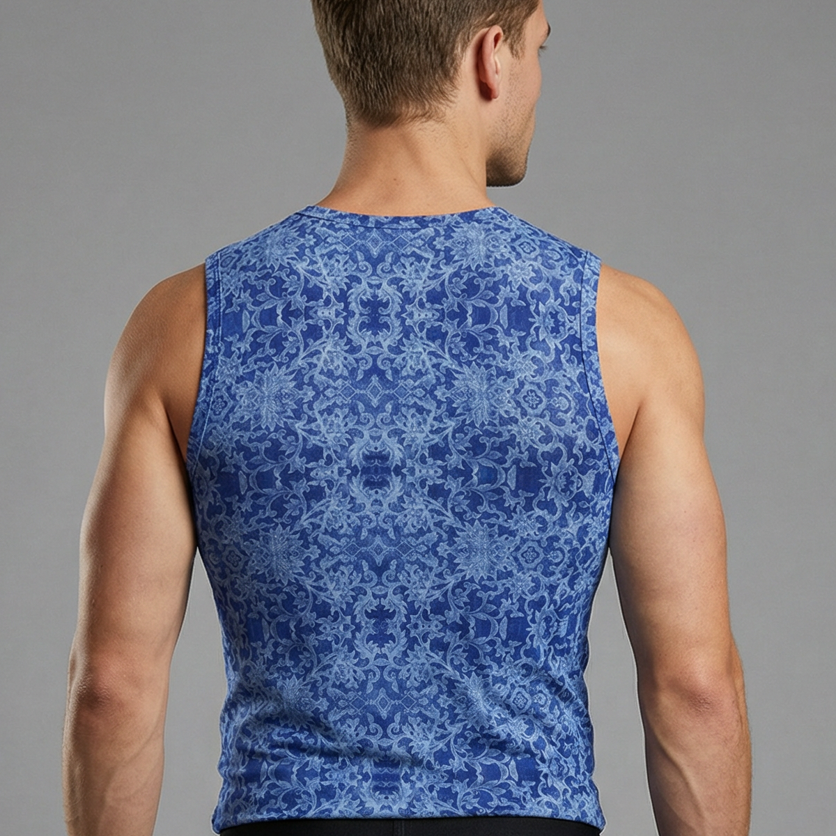 Tanktop Herren Blau