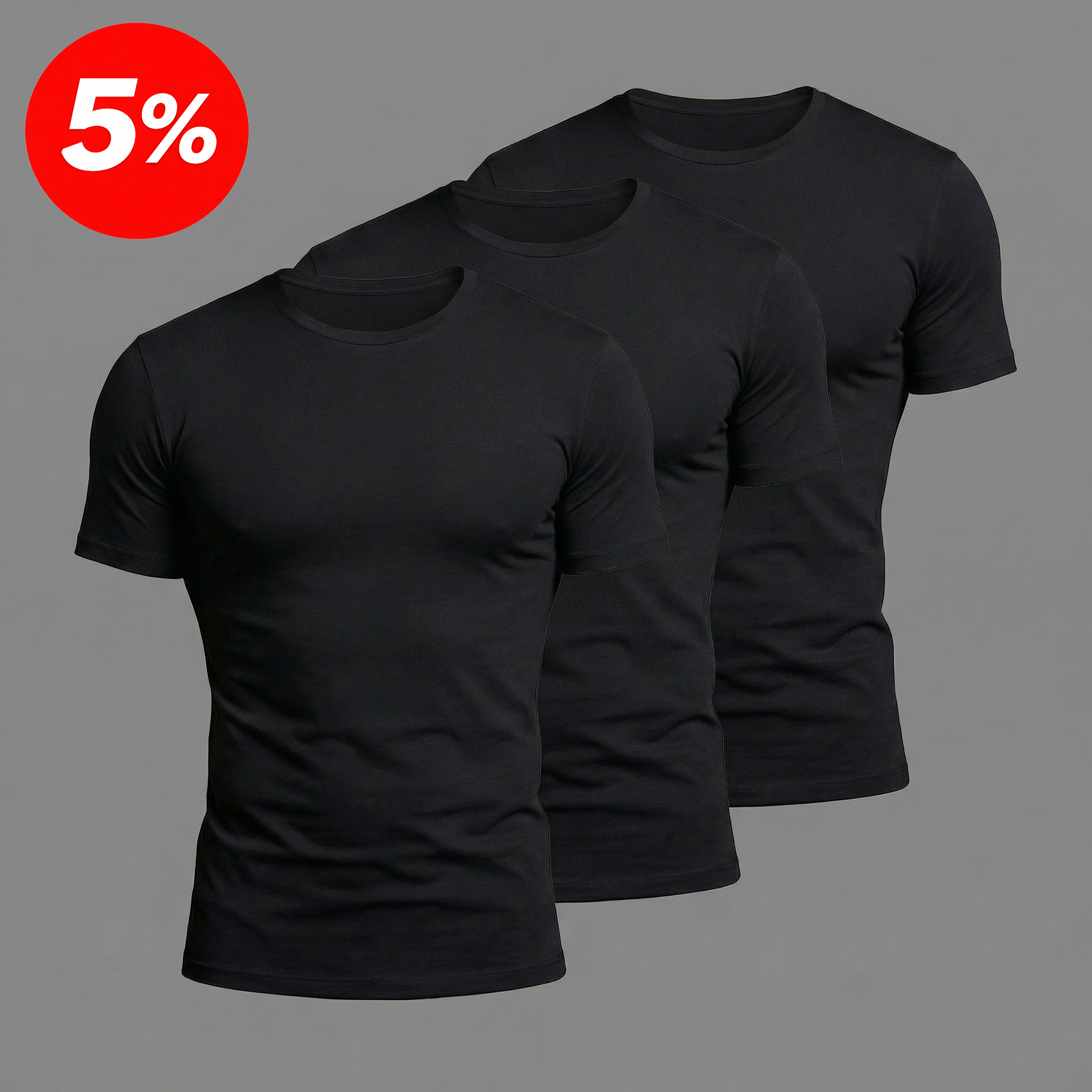 T-Shirt Herren Unterhemd Set Sale