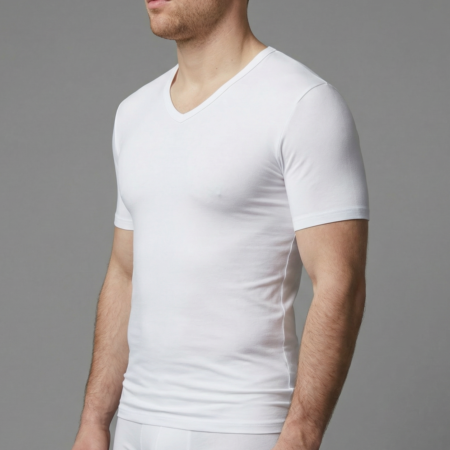 hochwertiges V-Shirt Herrenunterwäsche