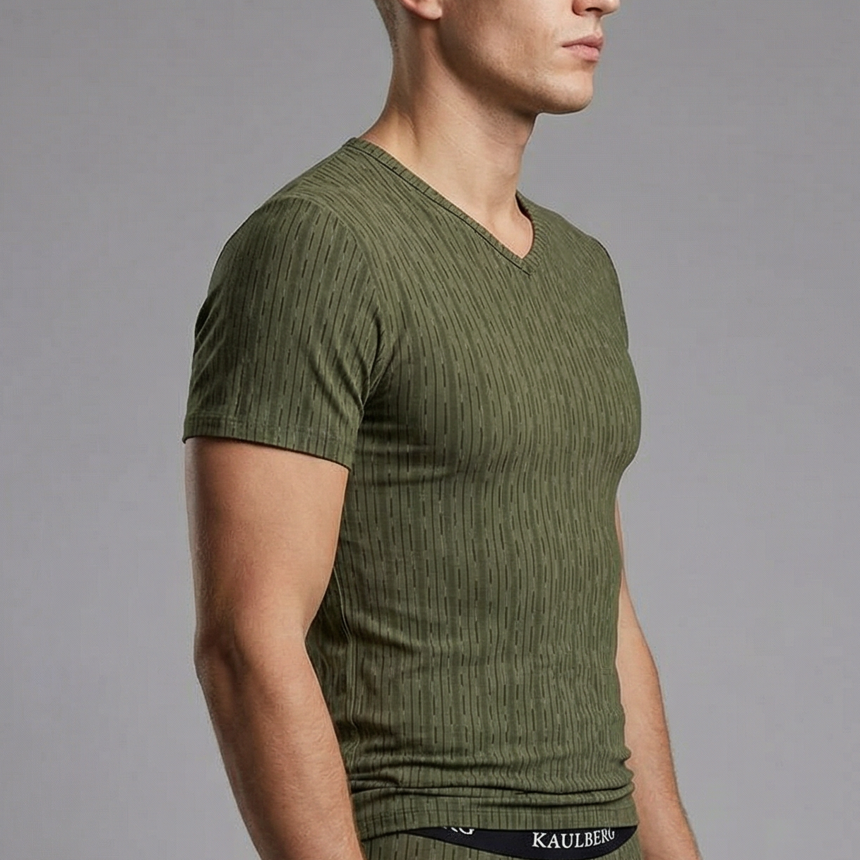 bequemes V-Shirt Herrenunterwäsche 