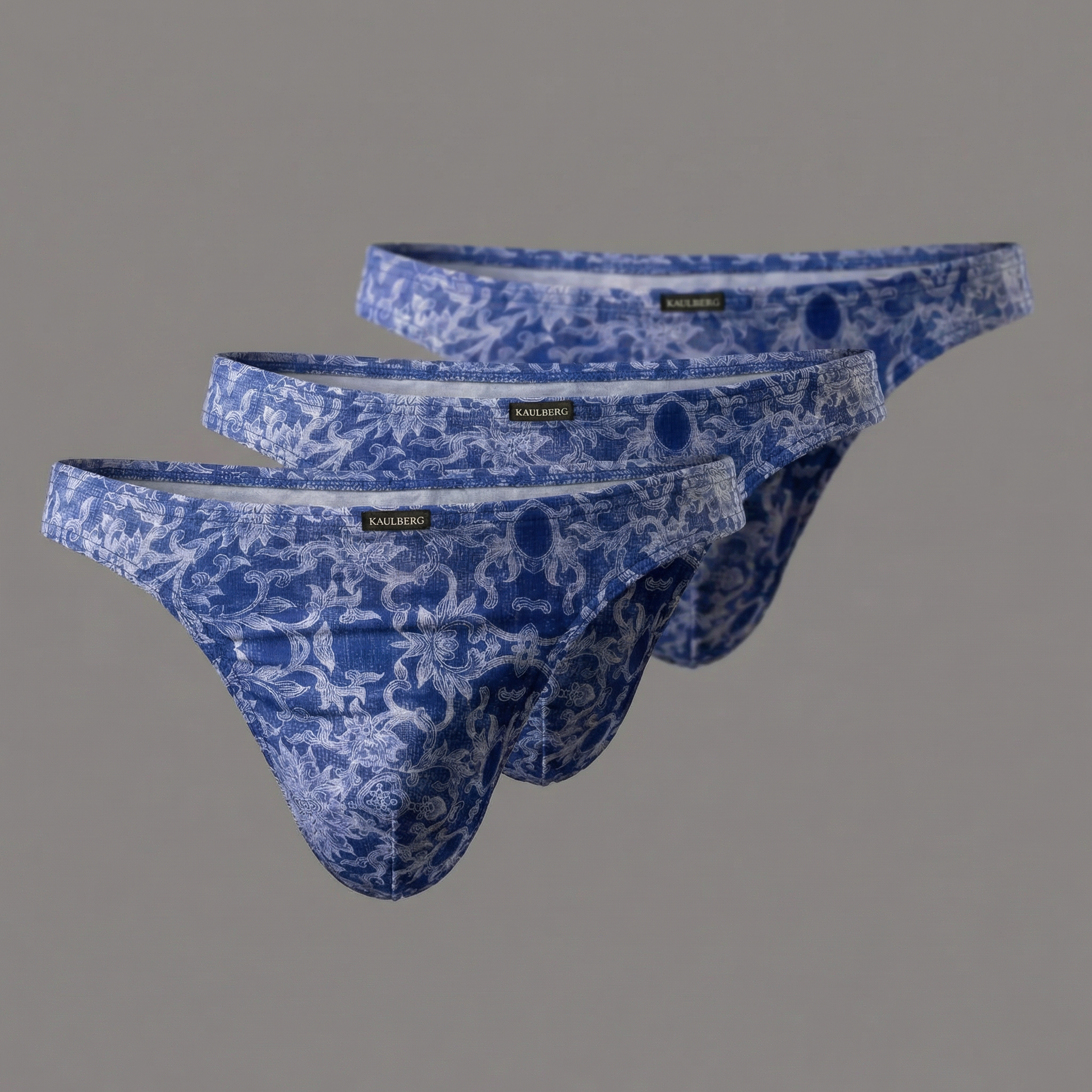 3er Set String Herren Blau
