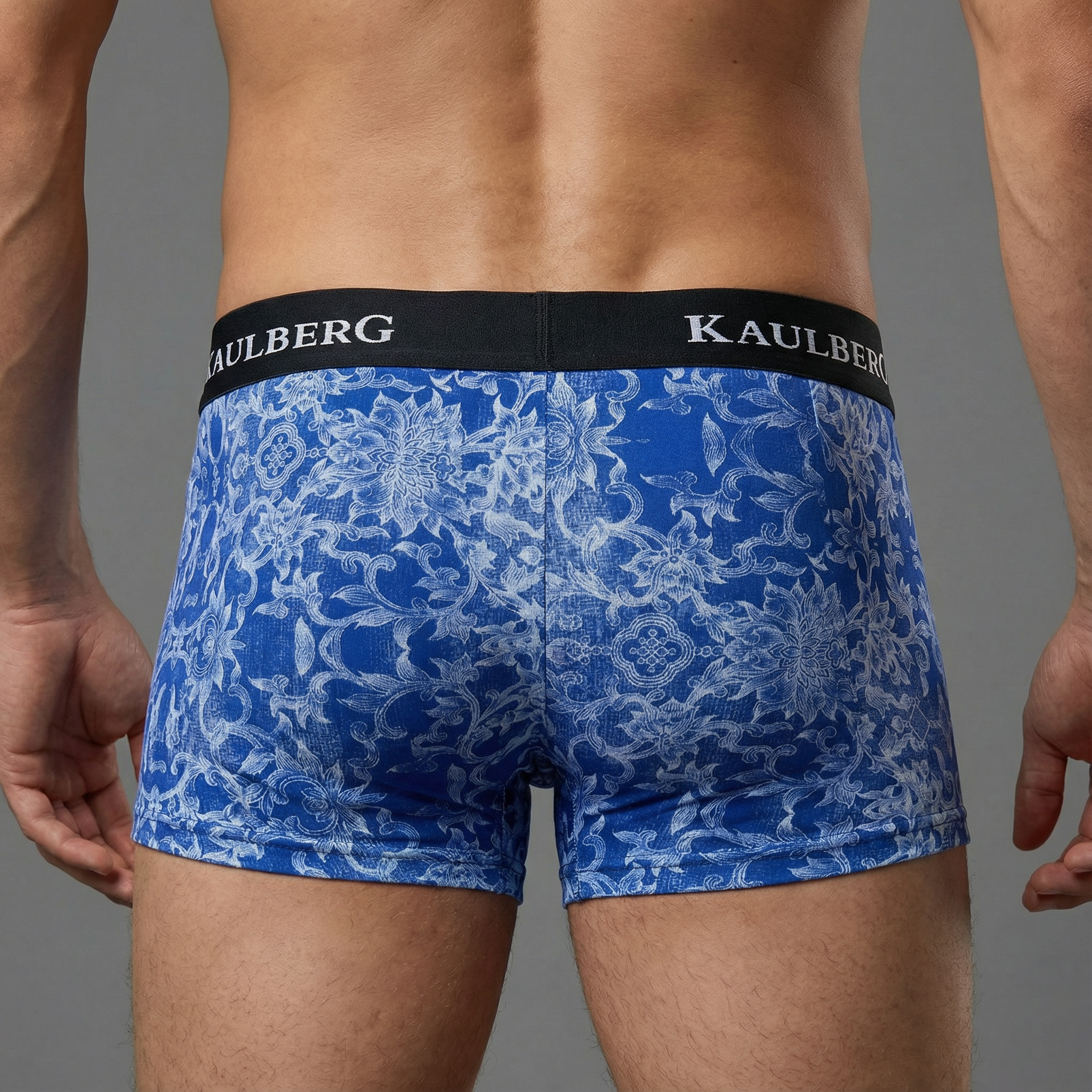 edle Boxershort Herren Blau 