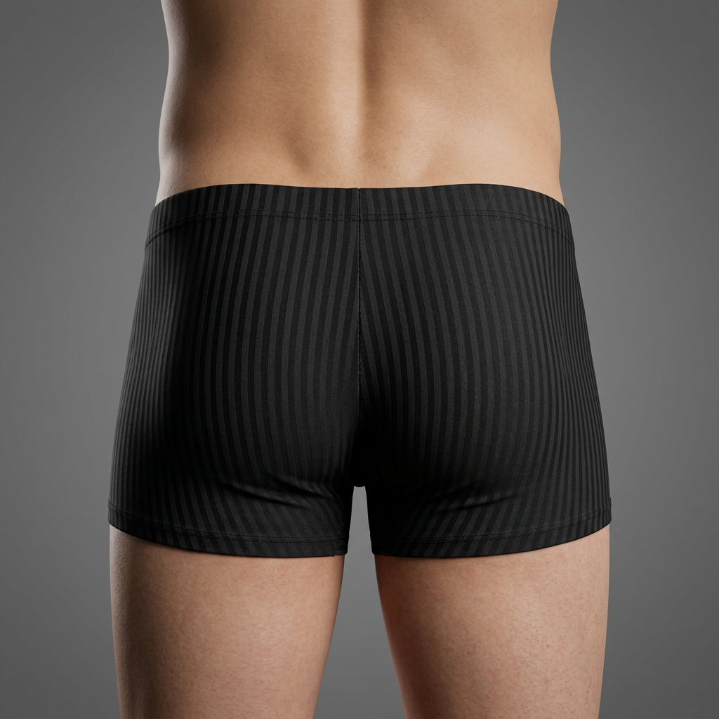 Boxershorts Herren schwarz aus Microfaser