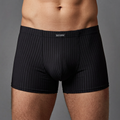 Boxershorts Herren schwarz aus Microfaser