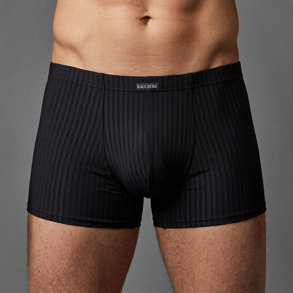 Boxershorts Herren schwarz aus Microfaser