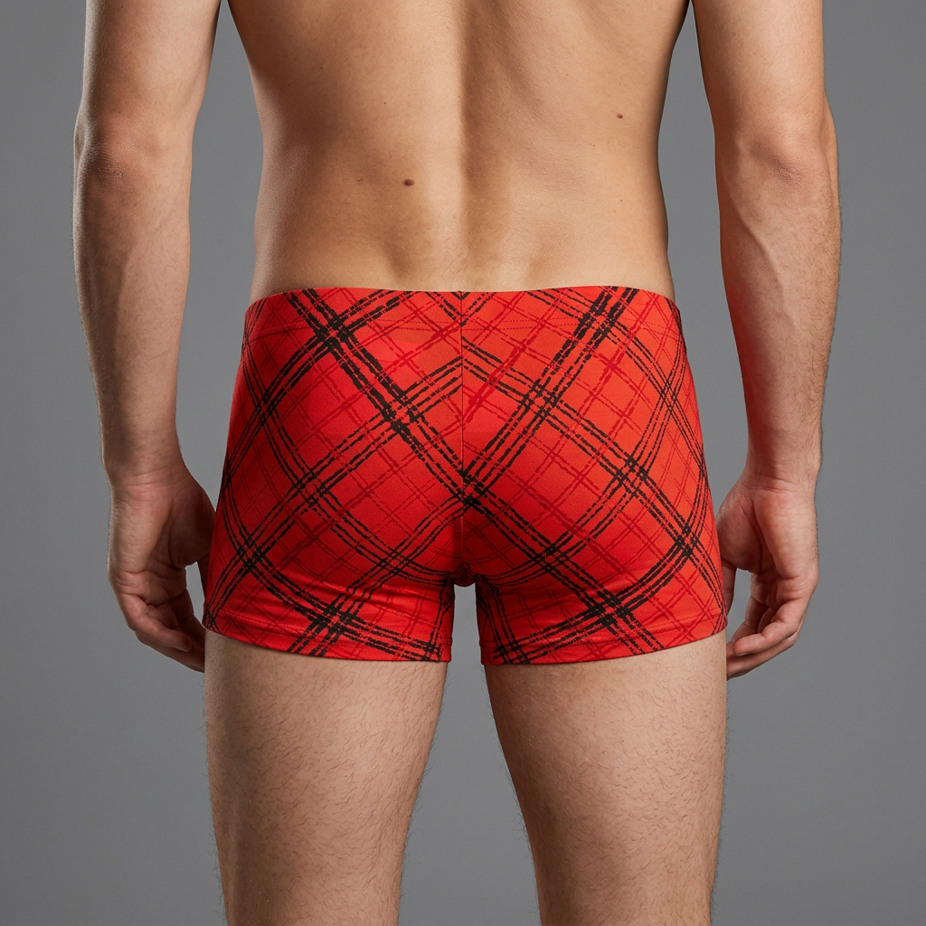 Premium Boxershorts Herren Orange