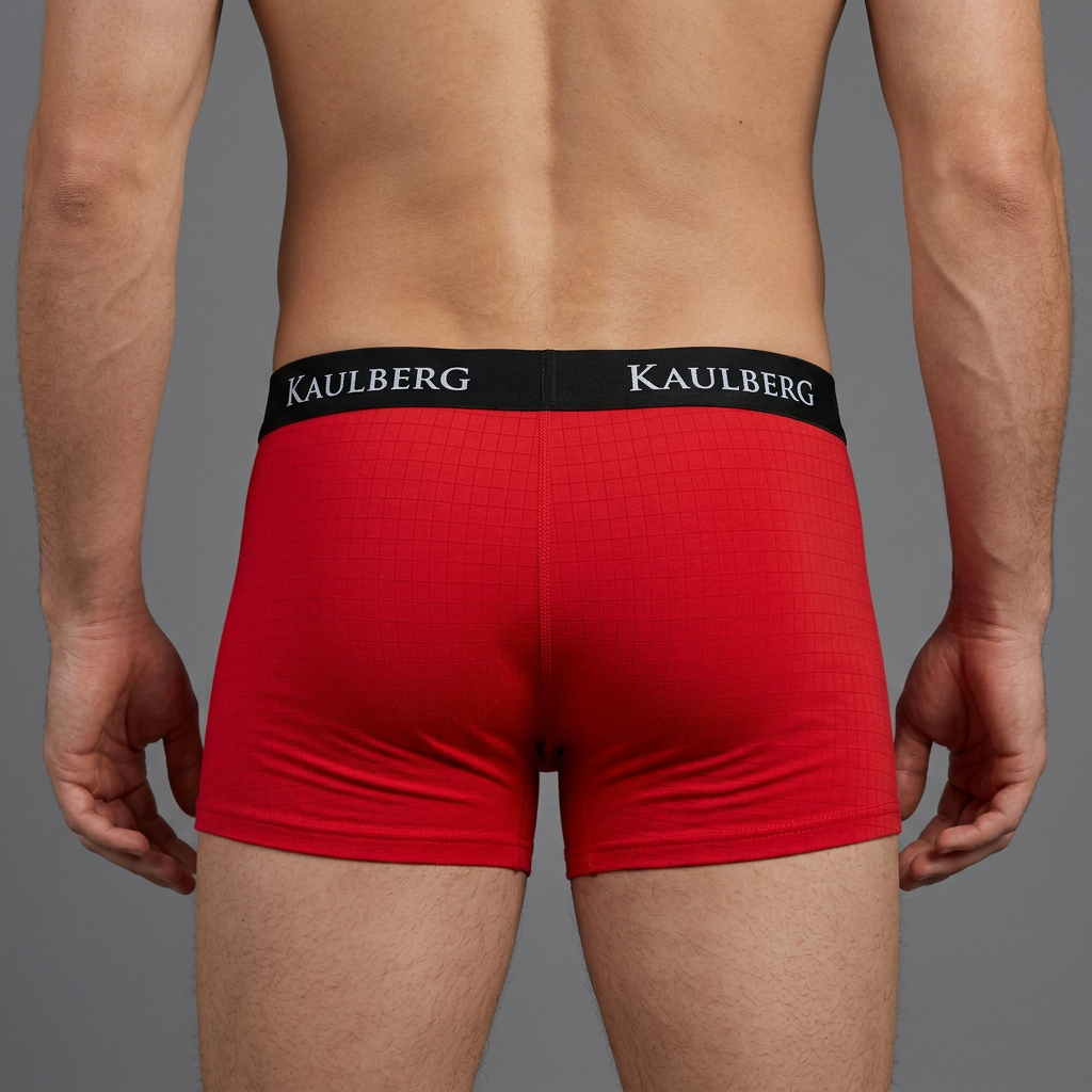 Boxershorts Herren Rot aus Mikrofaser