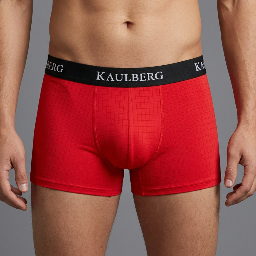 Boxershorts Herren Rot aus Mikrofaser