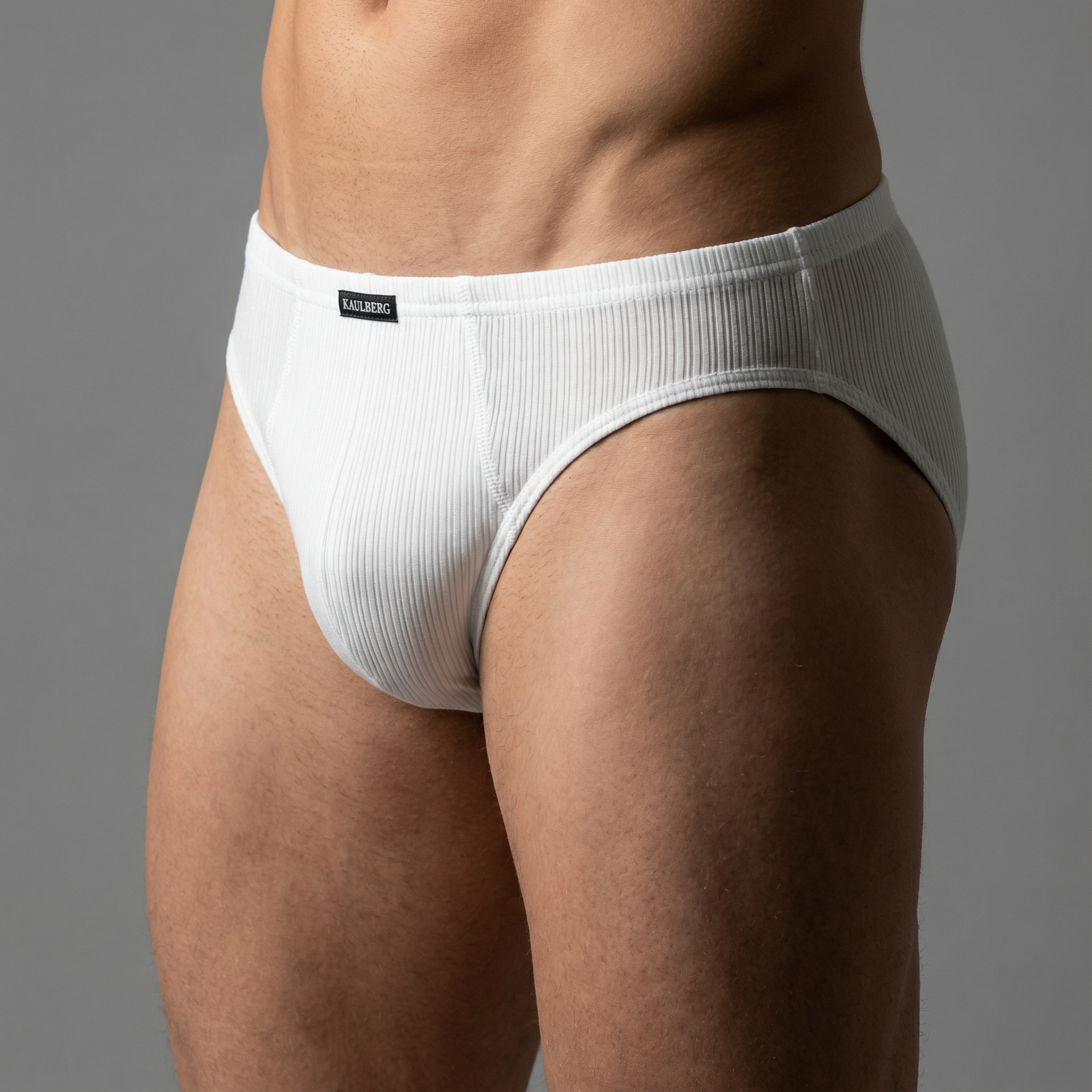 atmungsaktiver Slip Herren Weiß aus Mikrofaser